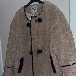River Island Long Coat size:xl / 14